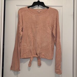 Barefoot Dreams Women's Long Sleeve Peach Colored Top